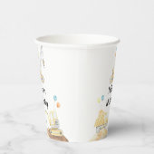 建築ダンプトラックディガー誕生日 紙コップ (右)