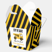 建築ダンプトラックブルドーザー誕生日パーティー フェイバーボックス (オープン)