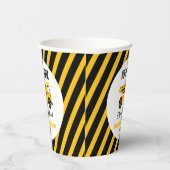 建築ダンプトラックブルドーザー誕生日パーティー 紙コップ (右)