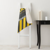 建築ダンプトラックモパーソナライズされたノグラム名 シェルパブランケット (インサイチュ)