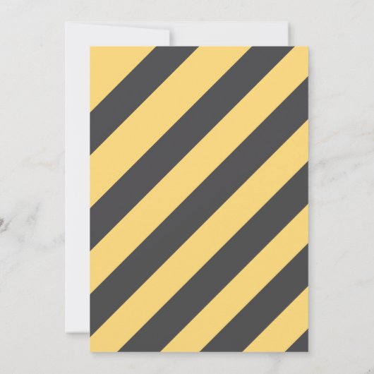 建築ダンプトラック子供の誕生日パーティー 招待状 (裏面)