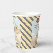 建築ダンプトラック少年の誕生日パーティー 紙コップ (左)