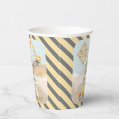 建築ダンプトラック男の子ベビーシャワー 紙コップ (右)