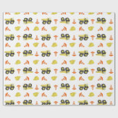 建築ダンプトラック誕生日の下に年齢 ラッピングペーパー (フラット)