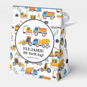 建築ダンプトラック誕生日サンキューダーク フェイバーボックス (裏面サイド)