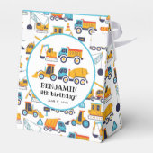 建築ダンプトラック誕生日サンキューブルー フェイバーボックス (裏面サイド)
