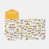 建築ダンプトラック誕生日パーティーありがとう フェイバーボックス (折り畳みなし)