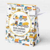 建築ダンプトラック誕生日パーティーありがとう フェイバーボックス (裏面サイド)