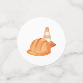 建築ダンプトラック誕生日 コンフェッティ (スモール正面)