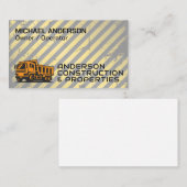 建築ダンプトラック車 名刺 (正面/裏面)