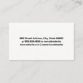 建築ダンプトラック車 名刺 (裏面)