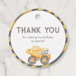 建築ダンプトラック フェイバータグ