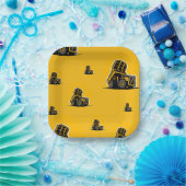 建築ダンプトラック ペーパープレート (パーティー)