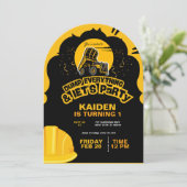 建築ダンプトラック 招待状 (スタンド正面)