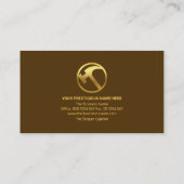 建築ツリーバルブビル縁どダー請負業者 名刺 (裏面)