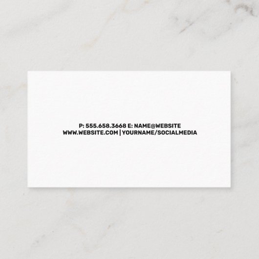 建築ツールと機器 | 注意テープ 名刺 (裏面)