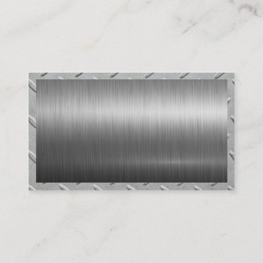 建築ツールのホームロゴ | スチールメタル 名刺 (裏面)