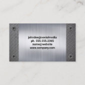 建築ツールのホームロゴ |金属 |ねじ 名刺 (裏面)