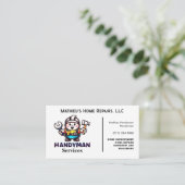 建築ツールの便利屋 名刺 (スタンド正面)