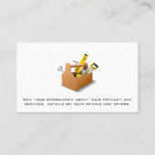 建築ツールの提供 | ツールボックス 名刺 (裏面)