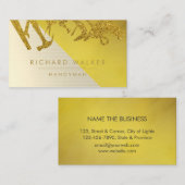 建築ツールハンディマン金ゴールドブラックビジネスCa 名刺 (正面/裏面)