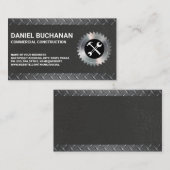 建築ツール |ダイヤモンドメッキ鋼 名刺 (正面/裏面)