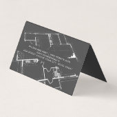 建築ツール | ブループリント | 元請負人 名刺 (裏面)