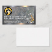 建築ツール |メタル縁ど |鉄鋼 名刺 (正面/裏面)