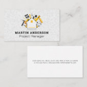 建築ツール |大工のロゴ 名刺 (正面/裏面)