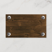建築ツール |木製ねじ 名刺 (裏面)