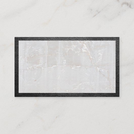 建築ツール | 革と石 名刺 (裏面)