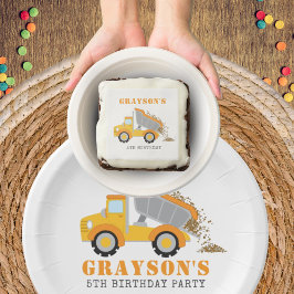 建築テーマキッズダンプトラックブラウニー