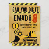 建築テーマブリスデイパーティの招待状 招待状 (正面/裏面)