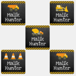 建築テーマ子供の衣服名ラベル ラベル