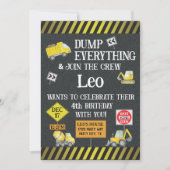 建築テーマ誕生日パーティーの招待 招待状 (正面)