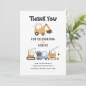 建築テーマ誕生日パーティー サンキューカード (スタンド正面)