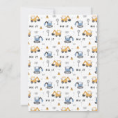 建築テーマ誕生日パーティー サンキューカード (裏面)