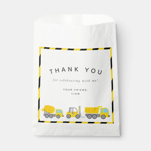 建築テーマ誕生日パーティー フェイバーバッグ (正面)