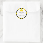 建築テーマ誕生日パーティー ラウンドシール (バッグ)