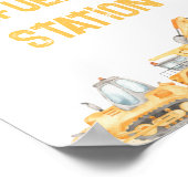 建築テーマ誕生日標識 ポスター (角)