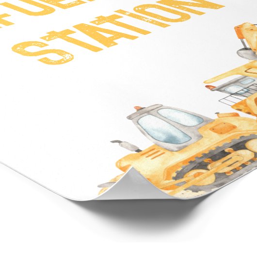 建築テーマ誕生日標識 ポスター (角)