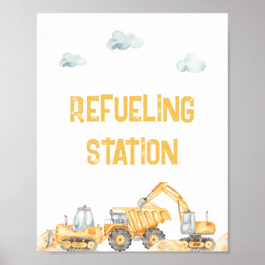 建築テーマ誕生日標識 ポスター (正面)