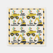 建築テーマ誕生日紙ナプキン スタンダードカクテルナプキン (正面)