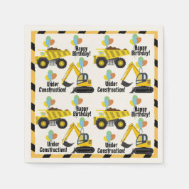 建築テーマ誕生日紙ナプキン スタンダードカクテルナプキン