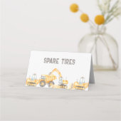 建築テーマ食品ラベル プレイスカード (正面)