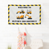 建築ディガー子供の誕生日パーティーバナー 横断幕 (インサイチュ)