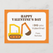 建築ディガー教室バレンタイン シーズンポストカード (正面)