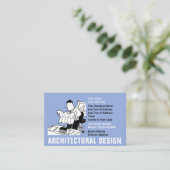 建築デザイン。建築家 名刺 (スタンド正面)