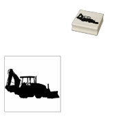 建築トラクター ラバースタンプ (押印)