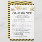 建築トラックあなたの電話ゲームの何 (正面/裏面)